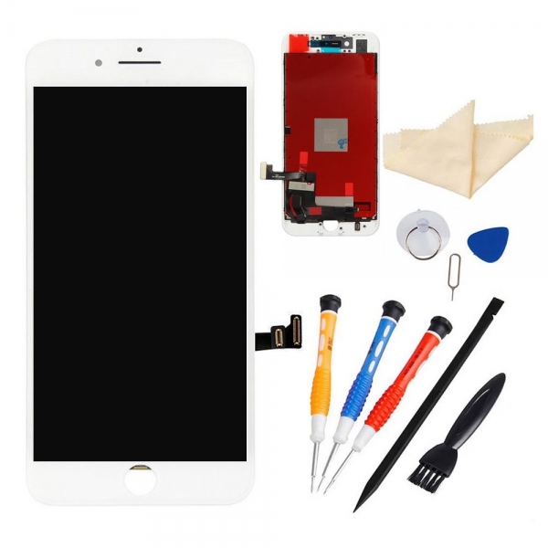 Replacement LCD Screen Touch Digitizer LCD Display For iPhone 8 With Opening Tools - White