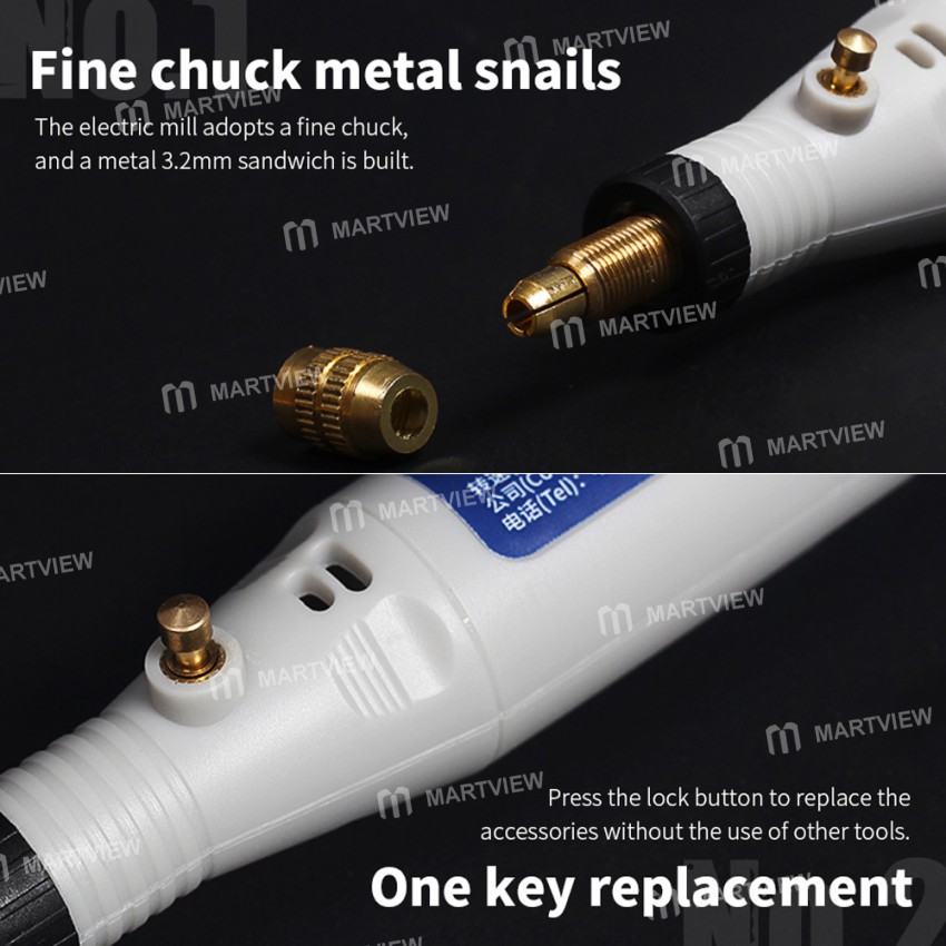 HiLDA JD5202 Electric Cordless Battery Drill Grinding Rotary Tool for Drilling Polishing