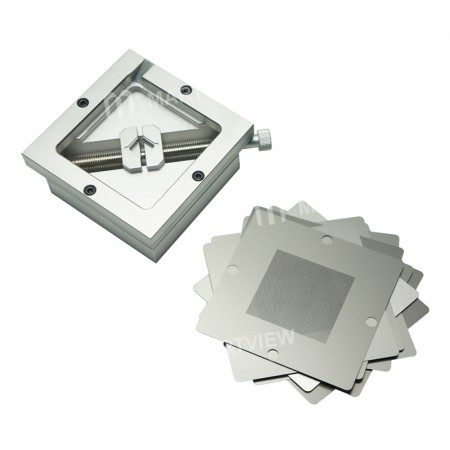 90x90mm Diagonal BGA Ball Mounting Table for Chip Rework Repair