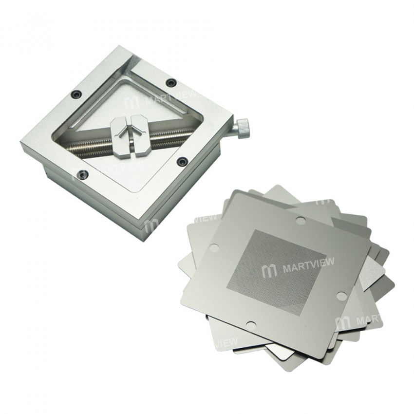 90*90mm Diagonal BGA Ball Mounting Table for Chip Rework Repair