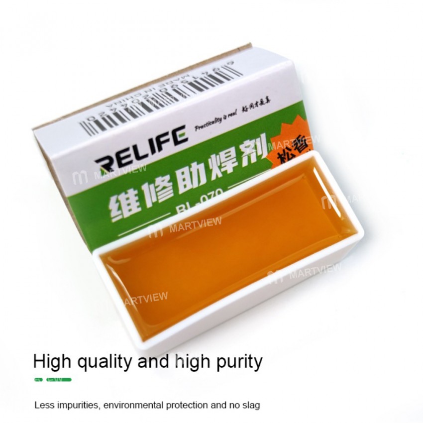 Relife RL-070 Carton Rosin Soldering Iron Soft Solder Welding Fluxes for Rework Soldering Iron