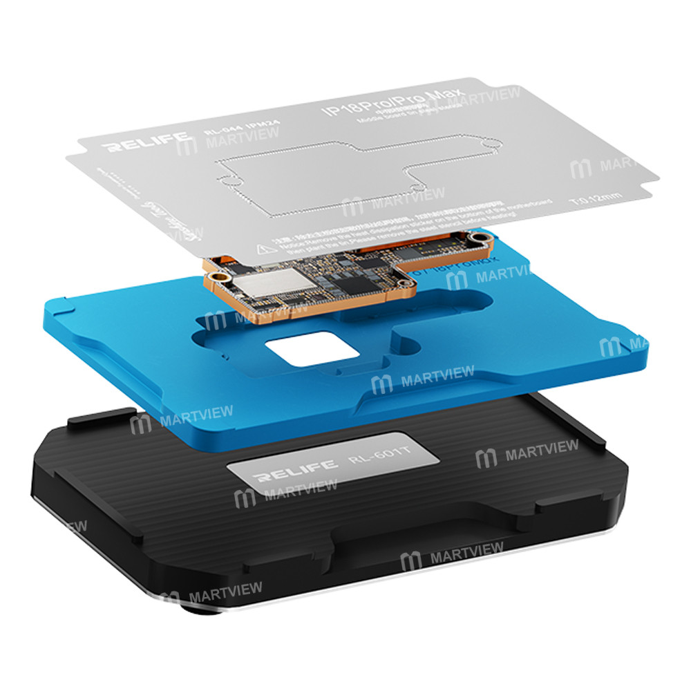 relife rl-601t-33-in-1-middle-layer-tin-planting-bga-reballing-platform-set-for-iphone-x-to-18pro-ma