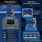 WL T115 / T210 / T245 Nano Soldering Station Rapid With 3 Soldering Iron Tips for Integrated Circuit