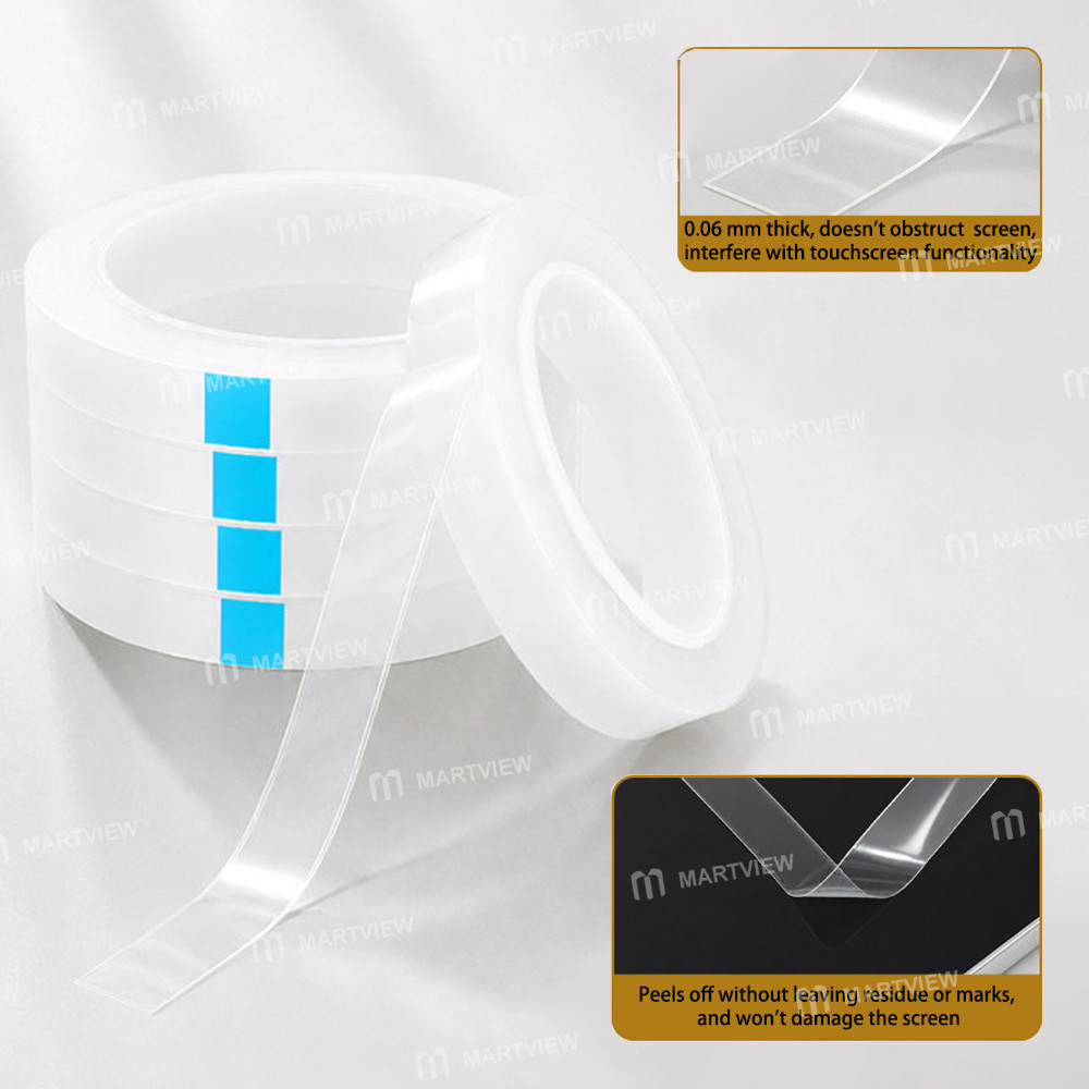 kuguan transparent-screen-fixing-tape-for-securing-screens-back-covers-pressure-phone--50meter-5
