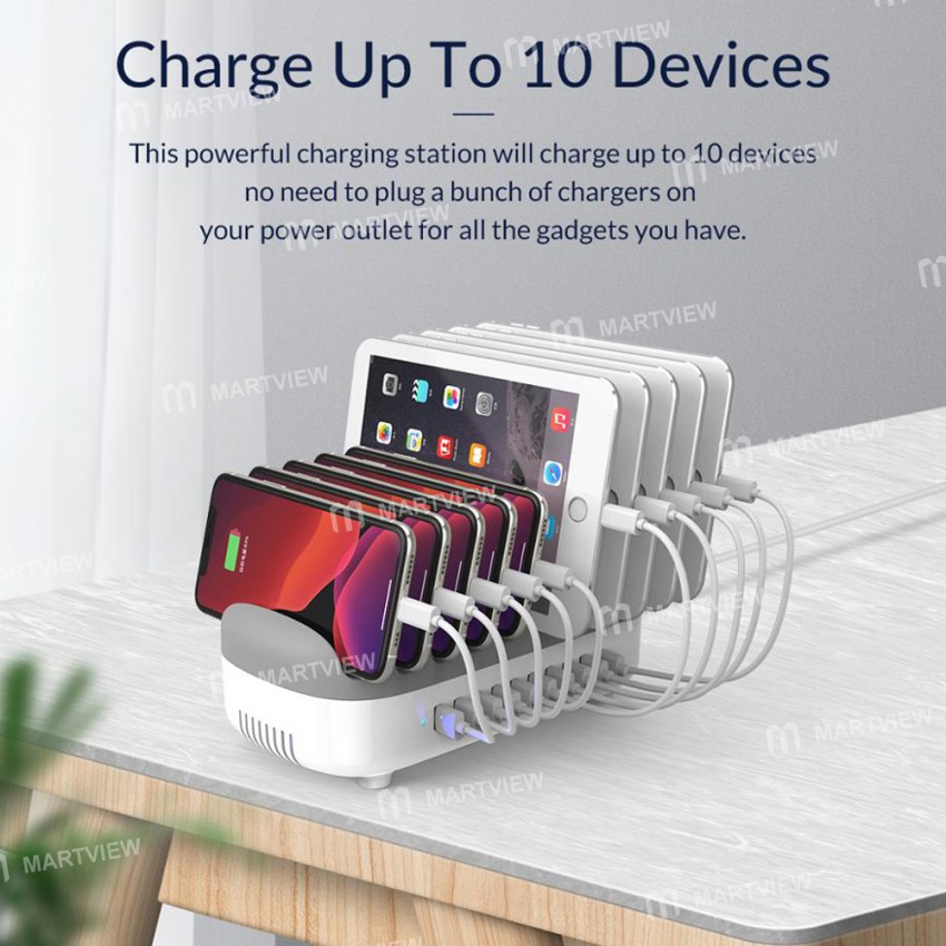 Orico DUK 10 Ports 120W USB Charger Station
