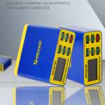 Mechanic iCharge 6M LCD Digital Display Fast Charger 8 Port USB Charging Dock