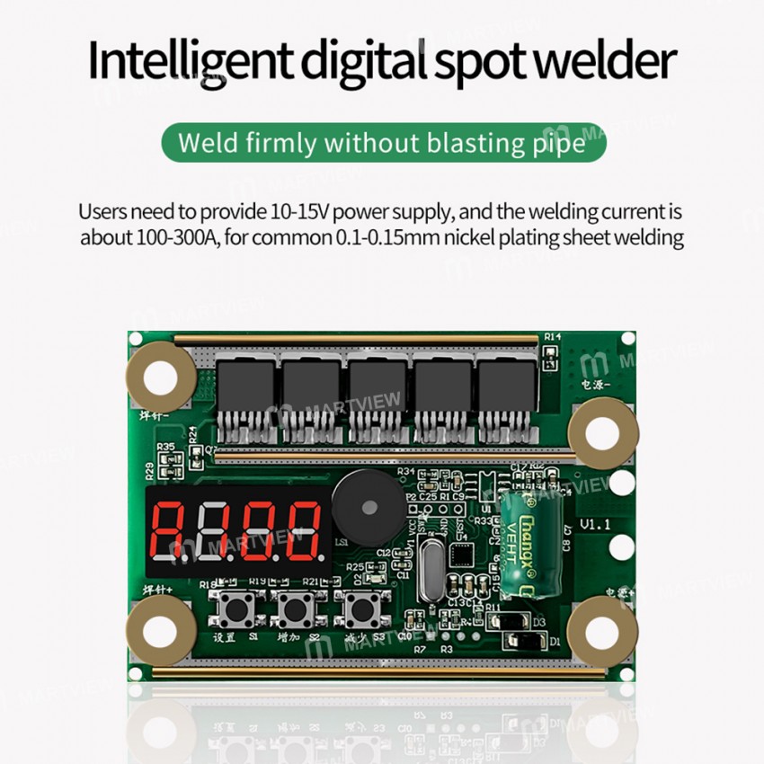 10 15v-18650-lithium-battery-intelligent-digital-spot-welder-diy-full-set-accessories-1