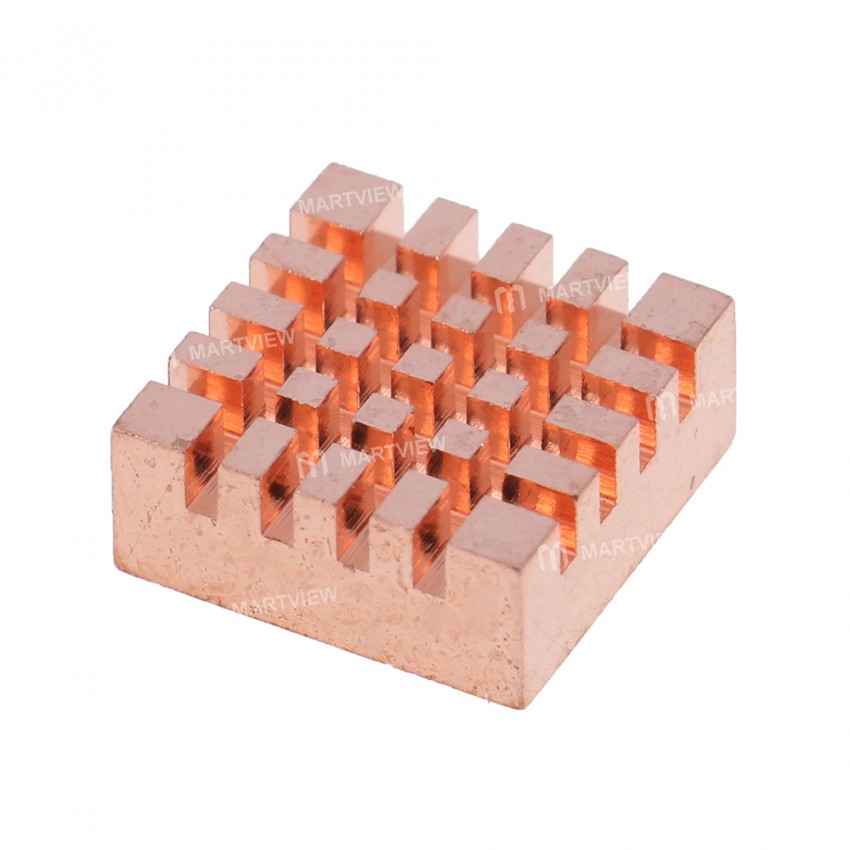 14*12mm Copper Heatsink for RAM Memory/North and South Bridge/Video Memory - 8Pcs