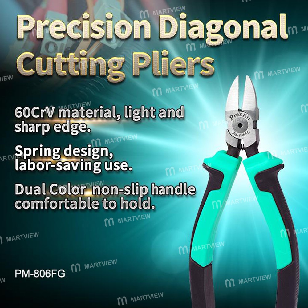 proskit pm-806fg-6-inch-precision-60crv-alloy-steel-diagonal-jaw-pliers-4