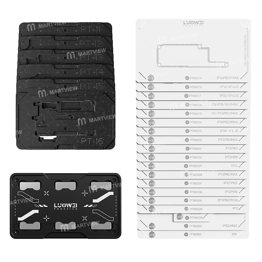 luowei lw-pt01-motherboard-middle-layer-planting-tin-platform-set-for-iphone-x-to-16pro-max-1