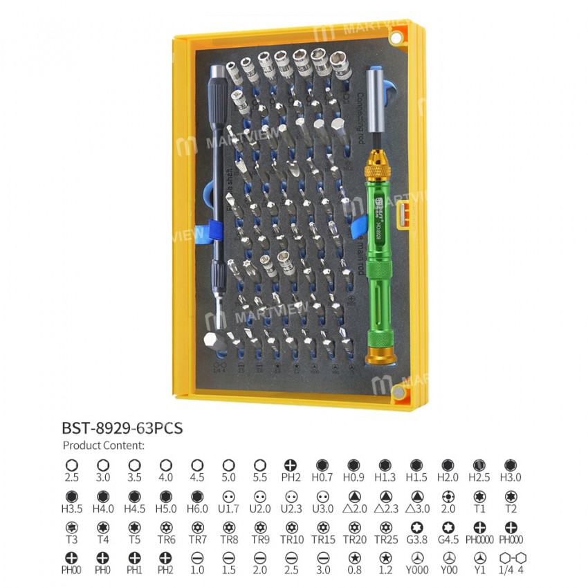 bst 8928-63-in-1-multi-precision-magnetic-screwdriver-set-for-electronic-digital-products-repair-2