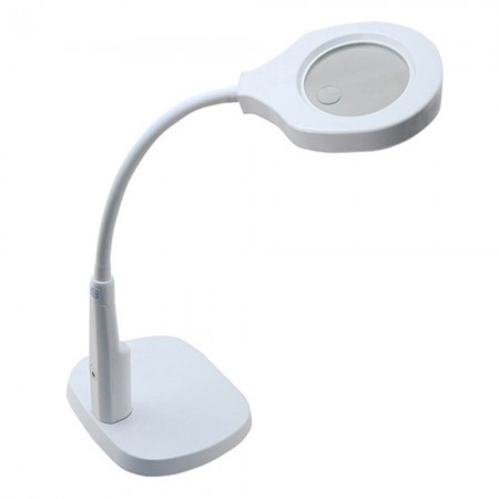 BST-9145 6-12X Clip Desk Lamp Magnifying Glass with LED Light for Mobile Phone Maintenance