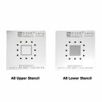Amaoe A7 A8 A9 A10 A11 A12 A13 CPU Reballing Stencil Net Platform Positioning Plate Magnetic Holder