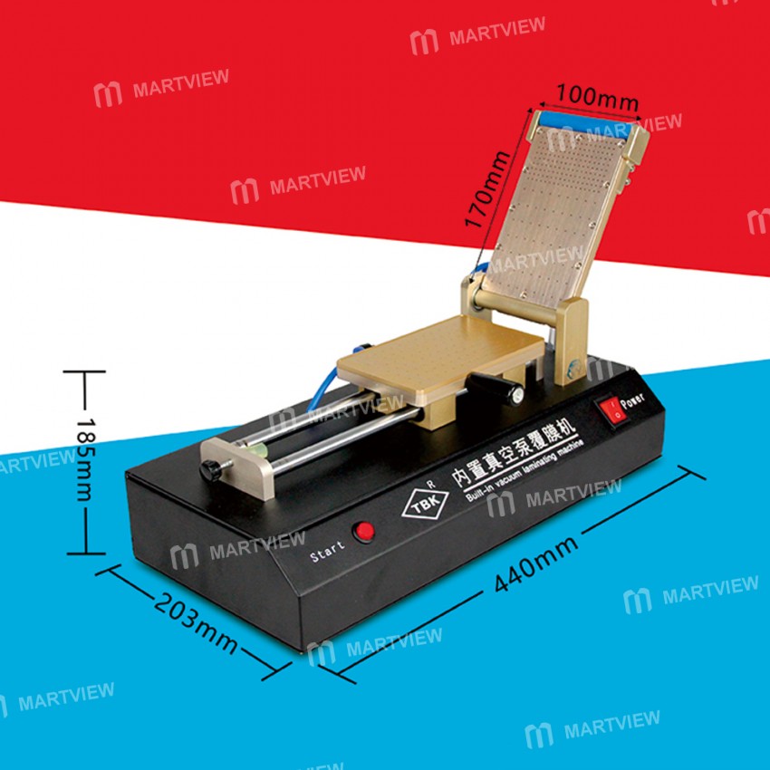 TBK 761 Built-in Vacuum Pump Universal OCA Film Laminator