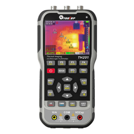 ToolTop TH201 4-in-1 Thermal Imaging + Dual-Channel Oscilloscope + Multimeter + Signal Generator