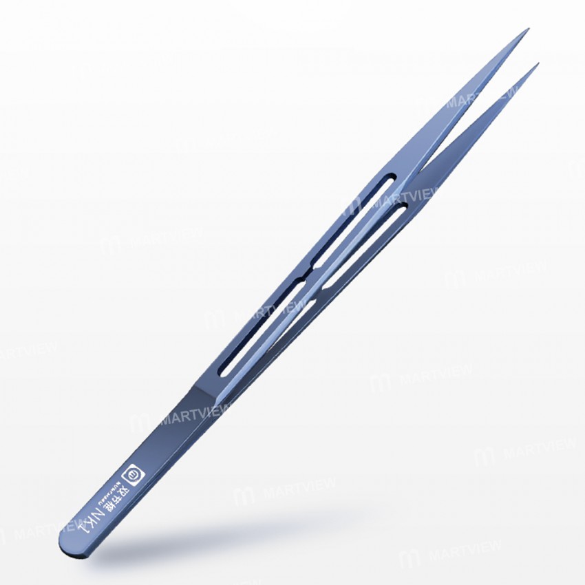 Amaoe NK1 / NK2 Non-magnetic Super Toughness Industrial Titanium Alloy Tweezers for Phone Repair