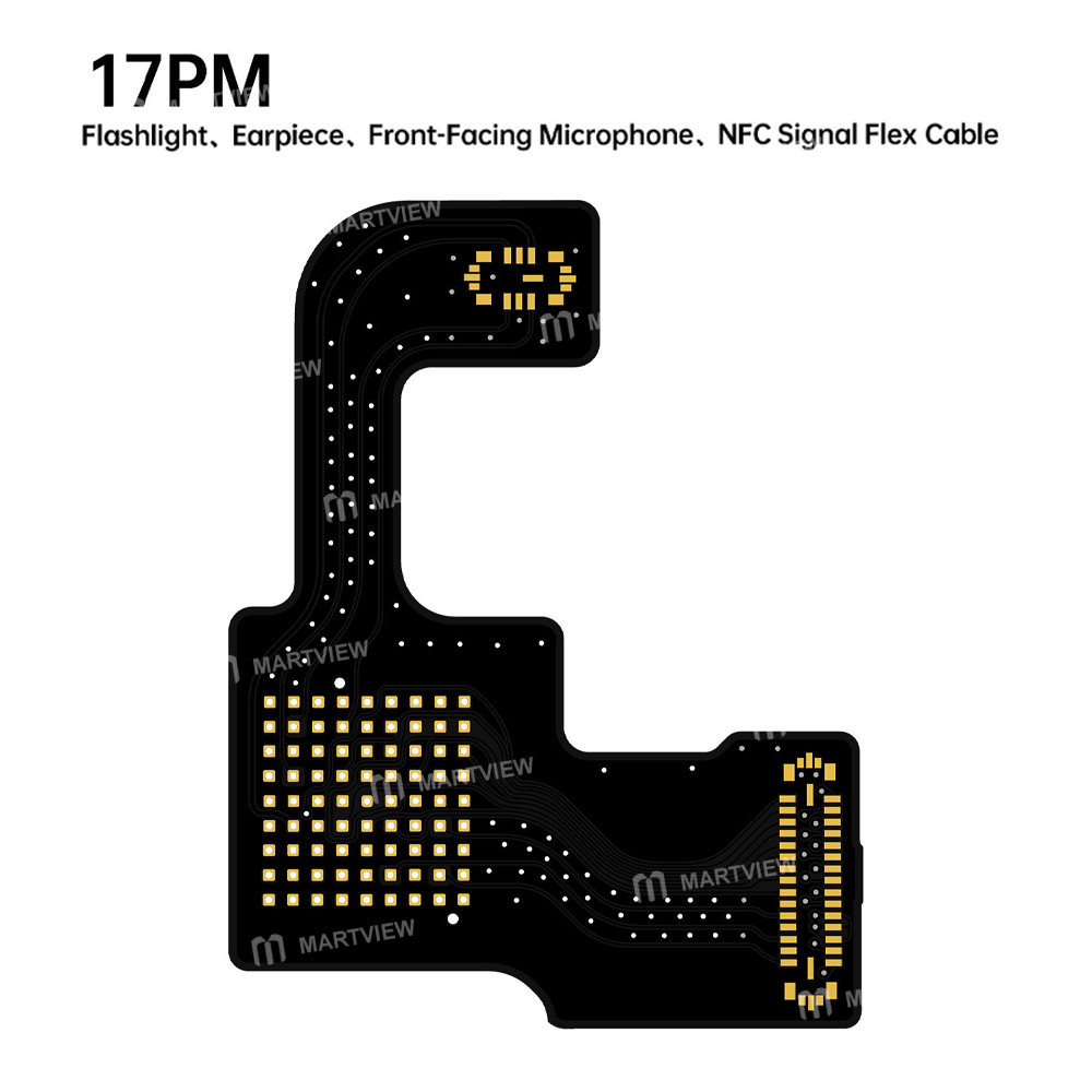 mryang flash-earpiece-front-microphone-nfc-signal-flex-cable-for-iphone-17-pro-17pro-max-4