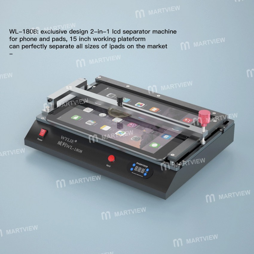 WYLIE WL-1808 2in1 LCD Screen Separator Temperature Control Heating Separating for Max 15inch Phone