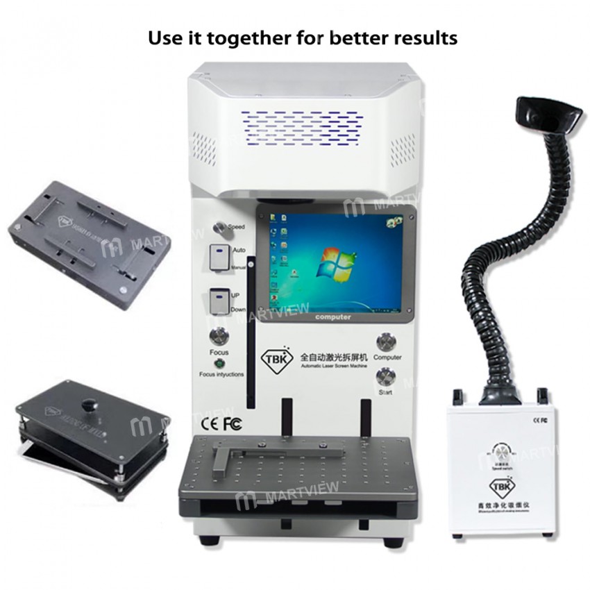 TBK Fiber Laser Marking Fume Extractor Air Cleaner Smoking Instrument