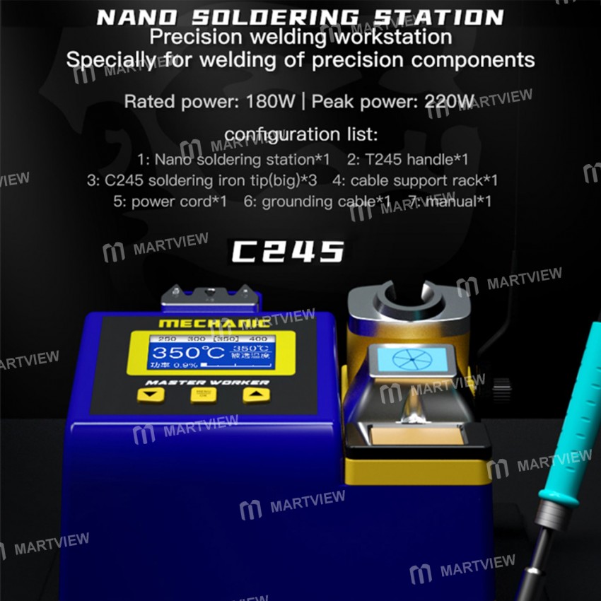 Mechanic MA-SD01 Nano Soldering Station Optional T245 T210 T115 Soldering Handle C245 C210 C115 Tip