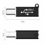 USB Type-C to Type-B MIDI Adapter for Printer / Yamaha / Electric Piano / Electronic Drum