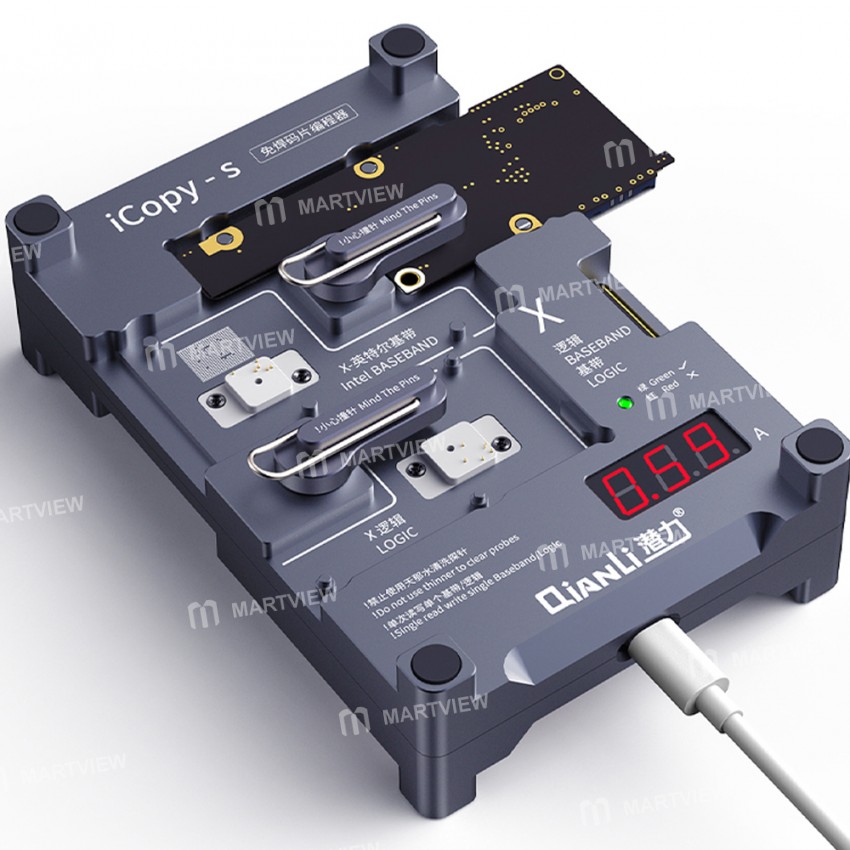 QianLi iCopy-S Double-Sided 4in1 Logic Baseband EEPROM Chip Non-removal for iPhone 7 / 7 Plus / 8 /
