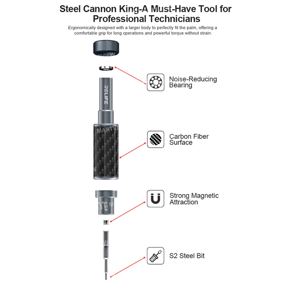 relife rl-729-steel-cannon-king-carbon-fiber-finish-s2-steel-2d-screwdriver-10