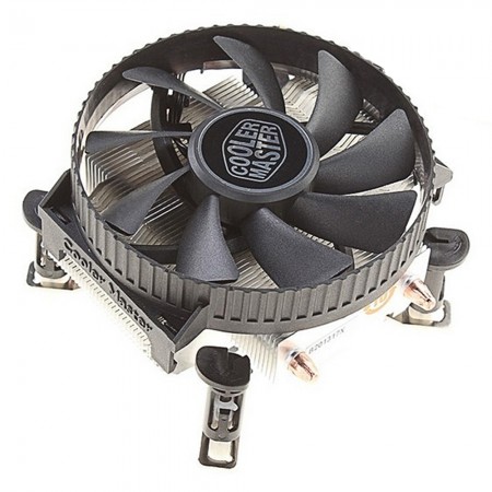 Cooler Master V200 3-Pin 2-Heatpipes CPU Cooler with Quiet Fan for Intel LGA 1156 / 1155 / 1150
