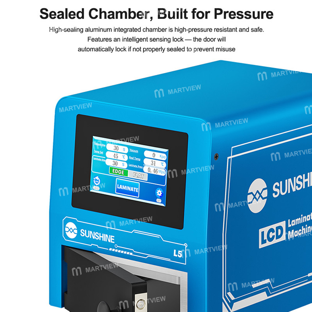 sunshine l5-8-inch-smart-mini-lcd-screen-laminator-for-flat-curved-screens-with-oca-adhesive-laminat