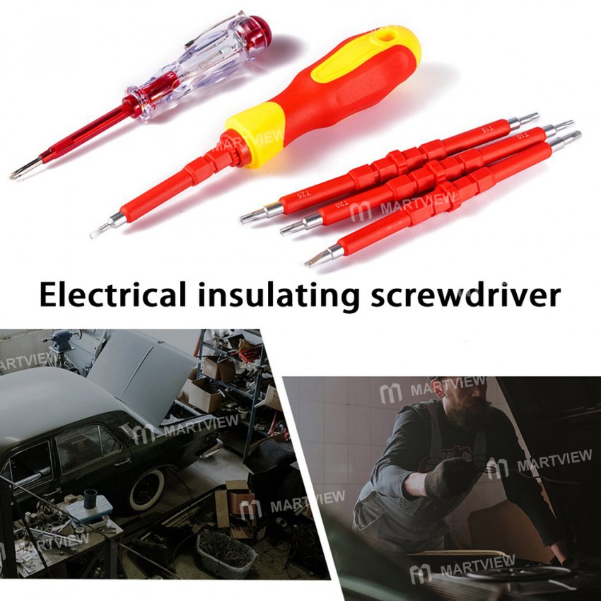 3017 26-in-1 Precision Removable Magnetic Insulated Screwdriver Set for Household Repair