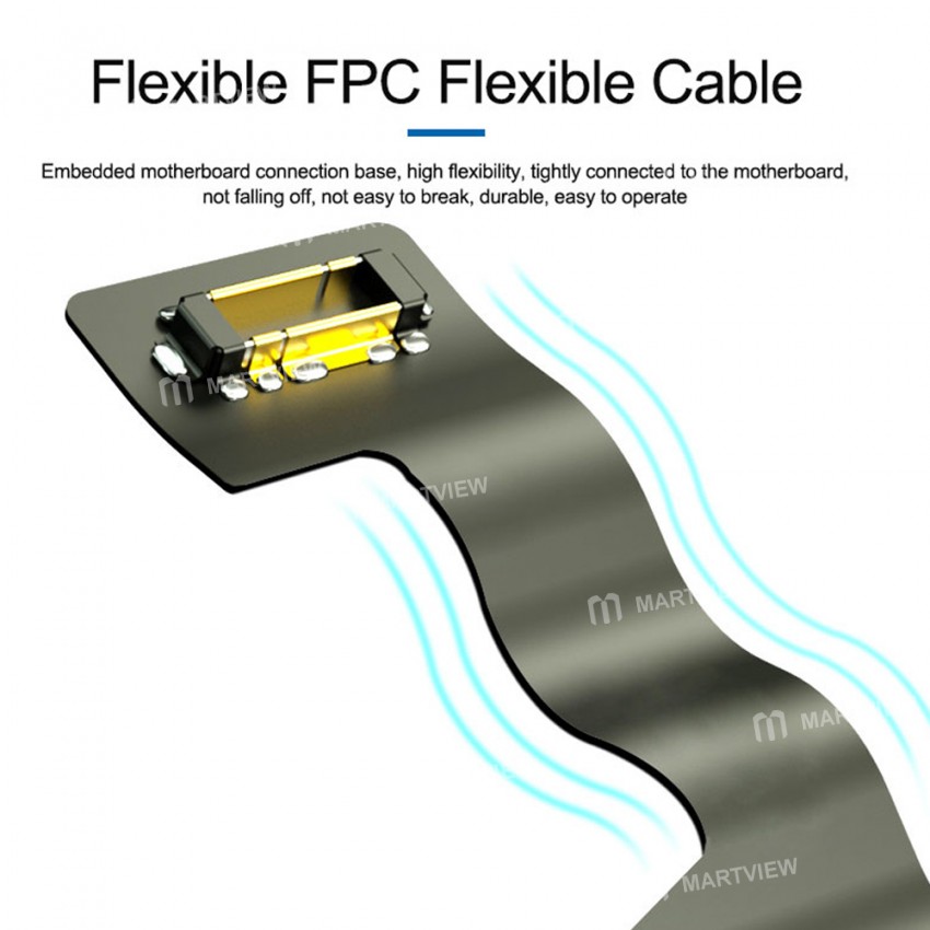 Sunshine SS-908B V7.0 Snap-to-use Flexible FPC Power Cable for iPhone 6-13 Series Repair
