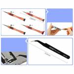 JAKEMY JM-I83 10 in 1 Professional Screwdriver Set Spudger Prying Opening Tool Kit for Mobile Phone