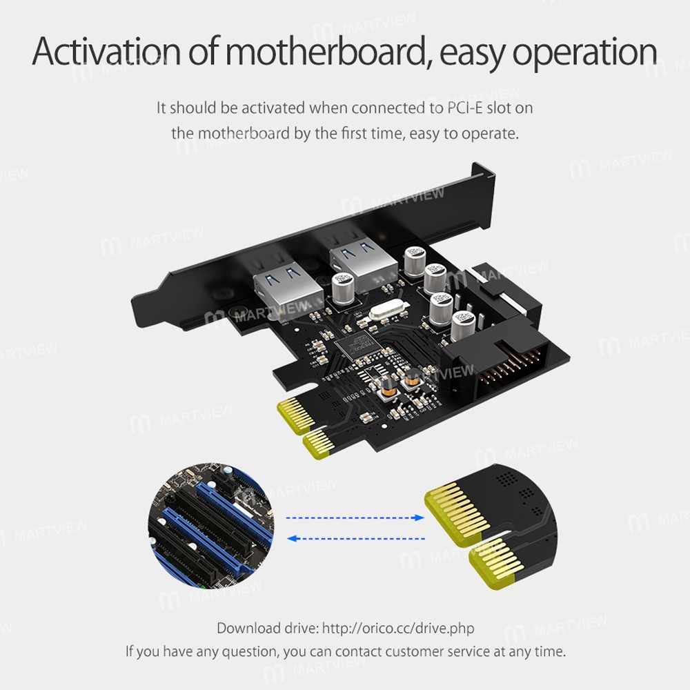 orico pme-4ui-2-ports-usb30-desktop-pc-pcie-x1-expansion-card-support-for-apple-macbook-13