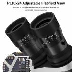 sunshine 71-ultra-b11-65-55x-continuous-fixed-zoom-conversion-trinocular-microscope-with-big-base-13