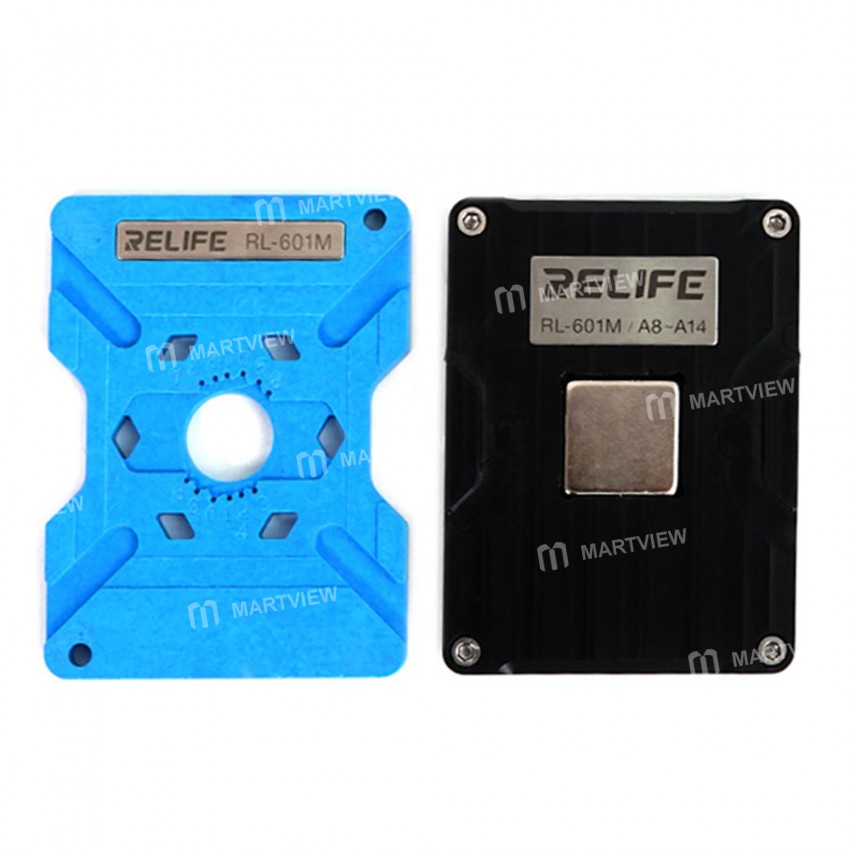 Relife RL-601M CPU Positioning Tin Planting Kit for iPhone A8 - A14