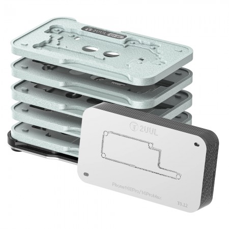 2uul BH13 Midreball Base 5in1 Logic Boards BGA Reballing Platform Set for iPhone 12 to 16PM (with 16e)