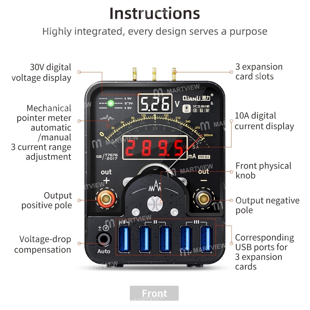 qianli ycs-lt2-mai-30v-5a-individual-power-supply-dc-diagnosis-meter-16