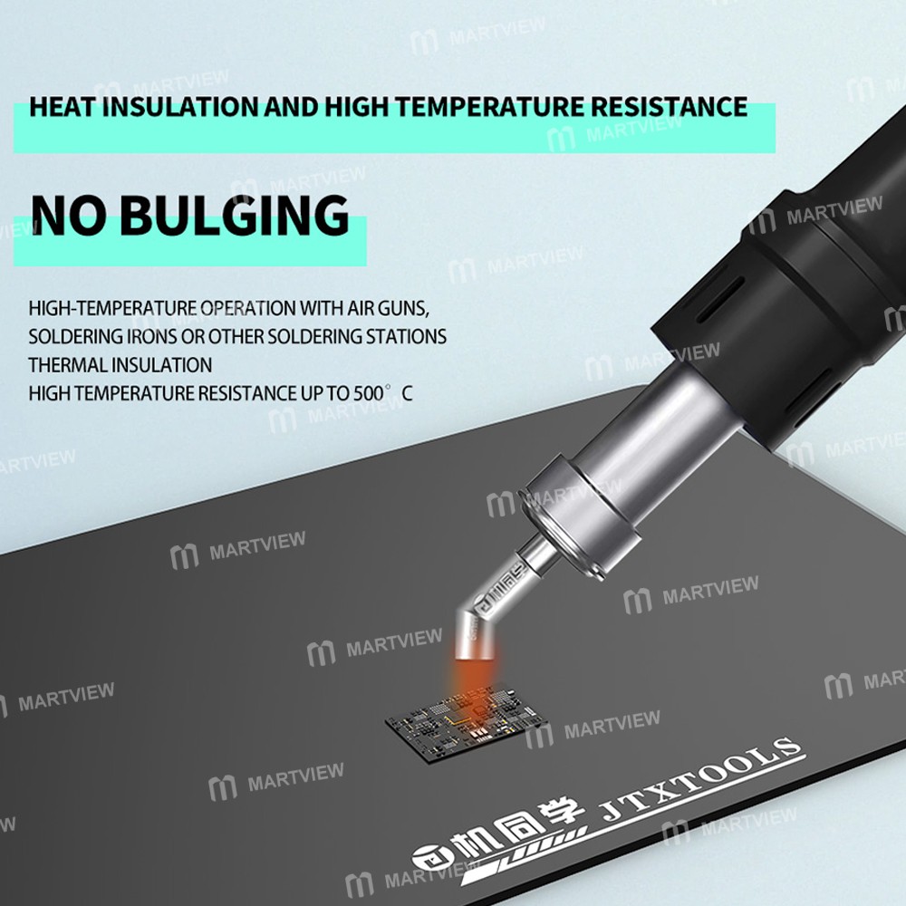 jtx tp-5-5mm-antistatic-anti-slip-extra-thick-insulated-repair-black-silicone-pad-3