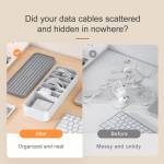 Orico CSB-18 Stackable Comes Type Desktop Data Cable Management Storage Box with Baffle