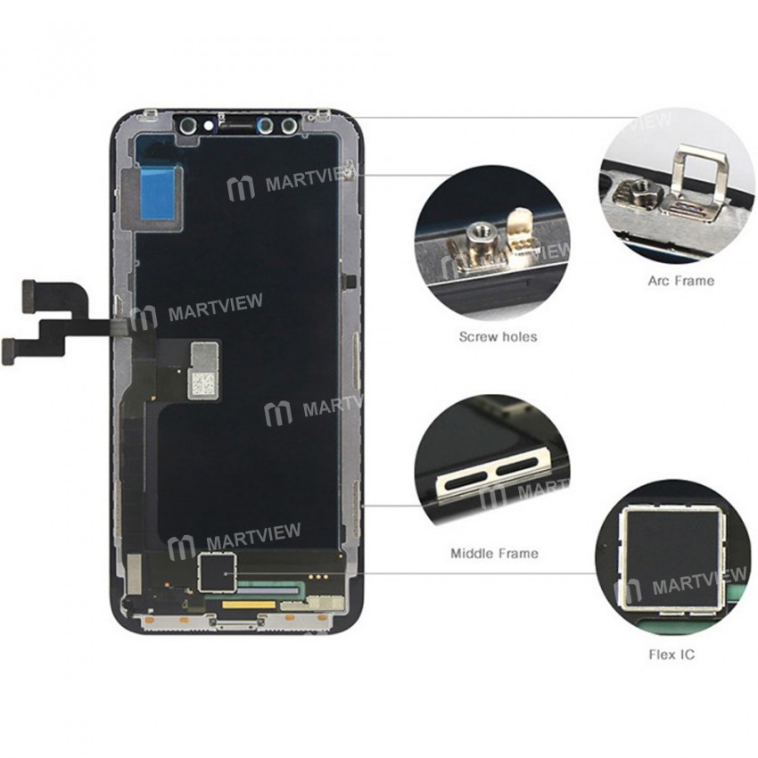 Replacement LCD Screen Touch Digitizer LCD Display for iPhone X - Black