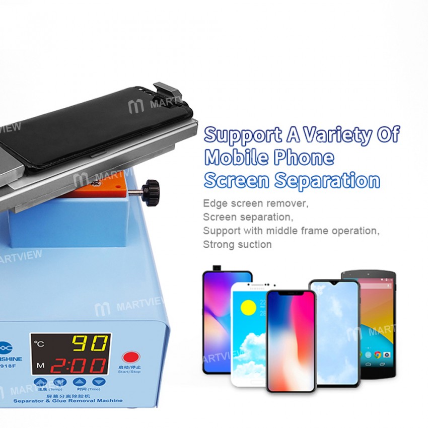 Sunshine S-918F Edge Screen Separation Glue Remover Machine