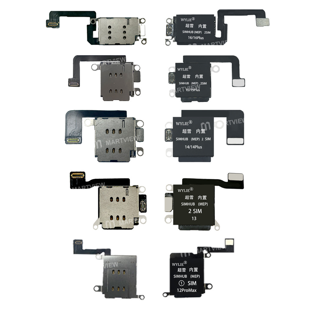 wylie simhub-built-in-mep-integrated-card-slot-finished-product-physical-dual-sim-for-iphone-12-16-1