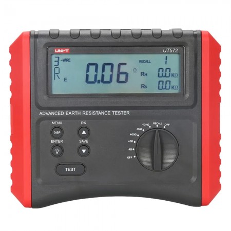 UNI-T UT572 4-digit LCD Digital Display Advance Earth Resistance Tester