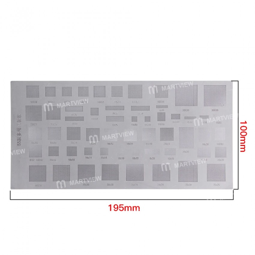 kaisi 55-kinds-of-universal-mobile-phone-solder-paste-bga-reballing-stencil-1