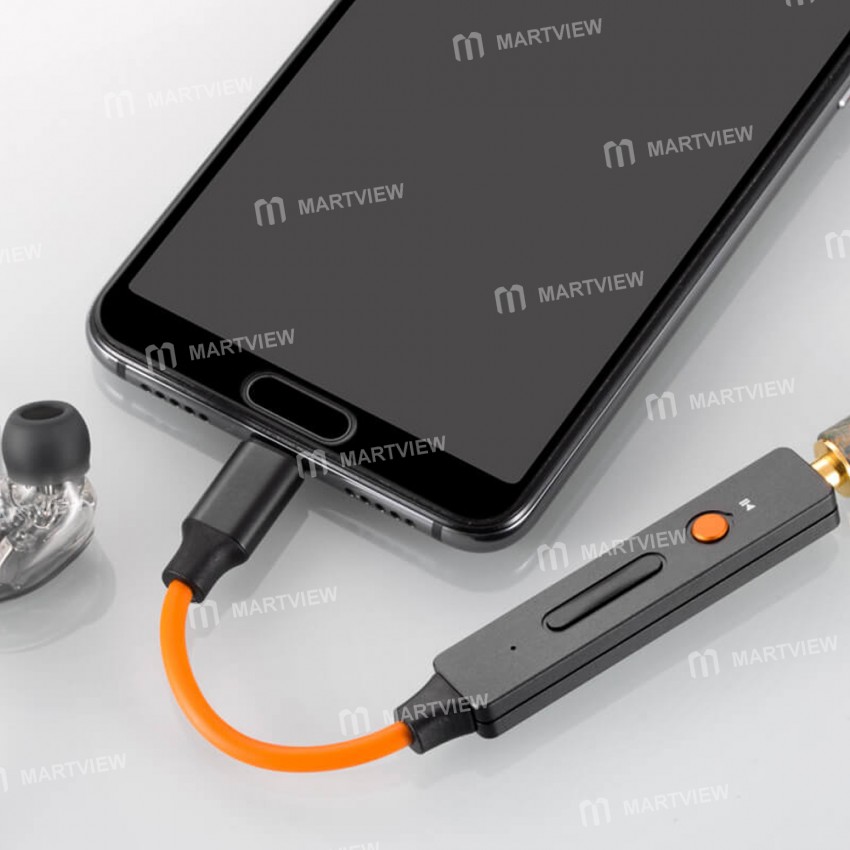 XDuoo LINK Portable Type-C to 3.5mm Digital Decoding Headphone Amplifier Adapter Cord