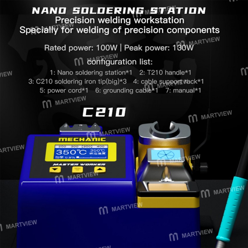 Mechanic MA-SD01 Nano Soldering Station Optional T245 T210 T115 Soldering Handle C245 C210 C115 Tip