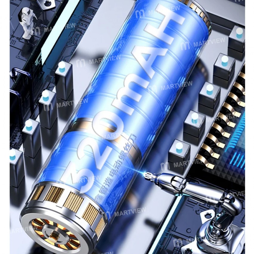 xzz es24-industrial-grade-dual-torque-adjustable-electric-screwdriver-with-24-diamond-bits-7
