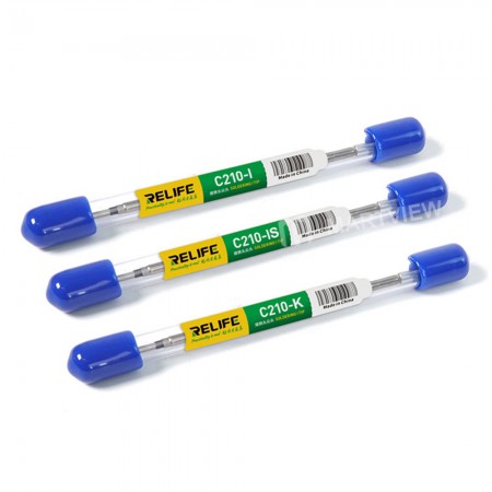 Relife RL-C210 Universal Soldering Iron Tip Compatible for JBC C210 Xsoldering T210 Sugon T26 Soldering Station Handle
