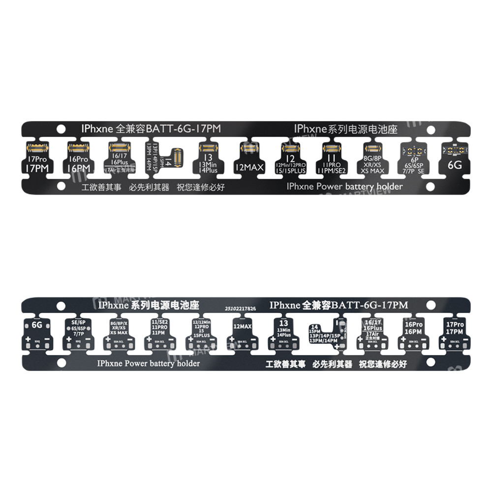 wl iphone-series-motherboard-pcb-power-battery-holder-for-iphone-6g-to-17pro-max-1