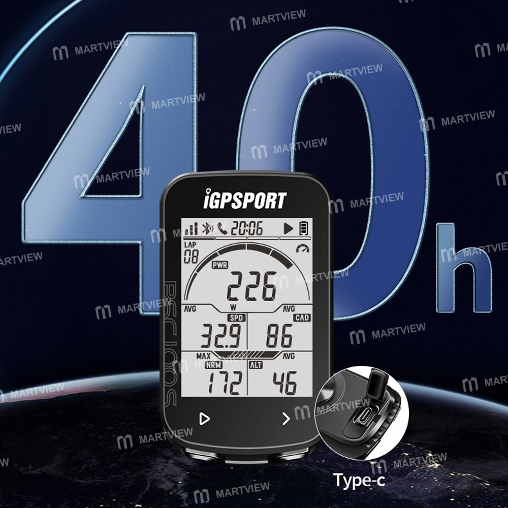 thumbnail image 2 of IGPSPORT BSC300 GPS Bicycle Computer 2.4" Display Wireless Speed/Cadence Sensor Waterproof 2 of 5